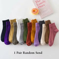 Japanese Harajuku Retro Women'S Socks College Style Girls Kawaii Cute Short Socks Solid Color Breathable Black White Gray Socks